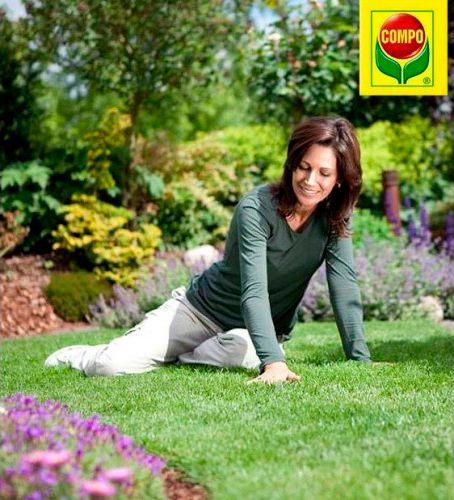 Добриво органічне Compo тривалої дії для газонів 4кг+4кг N2-3170-18