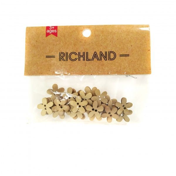 Декоративное изделие деревянный в виде ромашки Річ-Ленд 