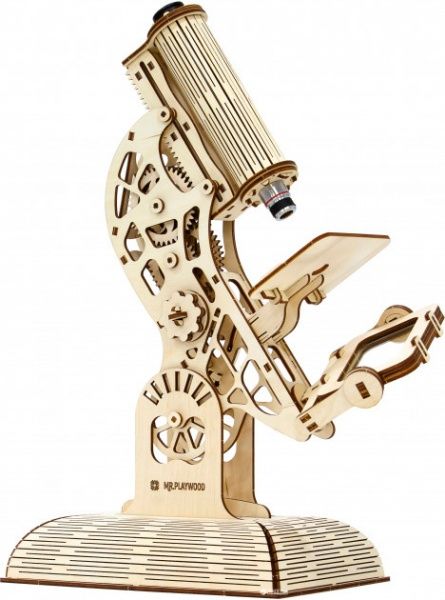 Конструктор деревянный Mr.Playwood Микроскоп