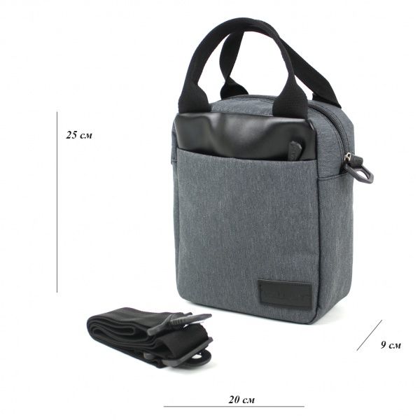 Сумка мужская Wallaby 2424 серый 