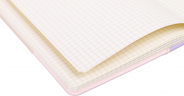 Книга для записей Geometry А5 фиолетово-белый