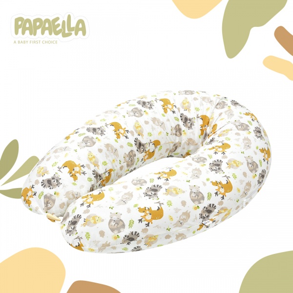 Подушка для кормления IDEIA Обнимашки с пуговкой 30x190 см разноцветный 4820227285075 