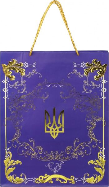 Пакет бумажный Украинский 32x26x10