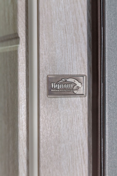 Двері вхідні Булат Термо House-703/вулична Антрацит / Дуб полярний антрацит / дуб полярний 2050x850 мм праві