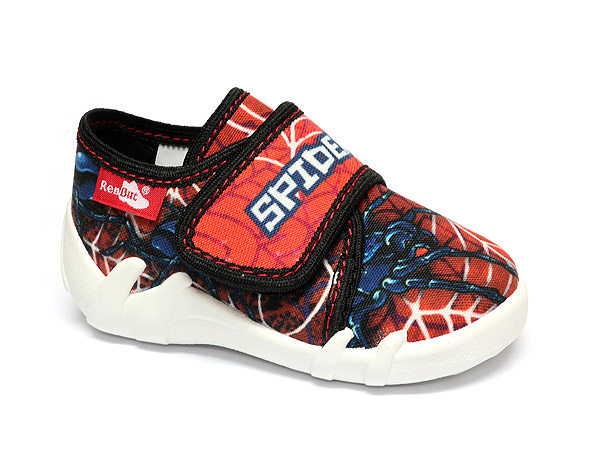 Капці RenBut текстильні Людина павук р.20 червоний 13-110_S-1055-20 