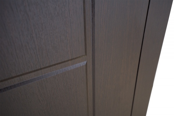 Дверь входная Abwehr АМ-54 086П (V) (В+Днср) Avers+Kale НЧ дуб немо серебряный / венге 2050х860 мм правая