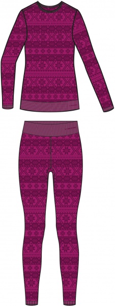 Комплект термобелья Viking UNDERWEAR HERA (LADY SET) 500/23/7252/46 р.L розовый