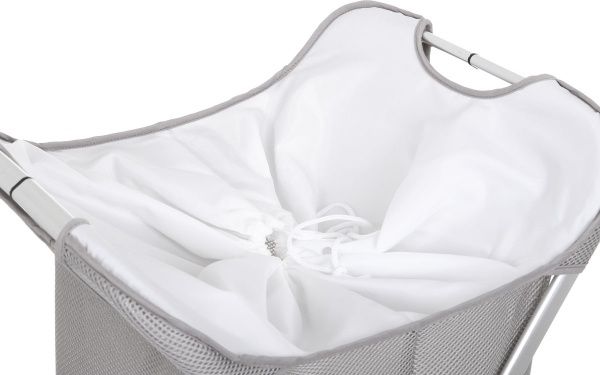 Кошик для білизни Luna Basket(with cover)/Silver Gray