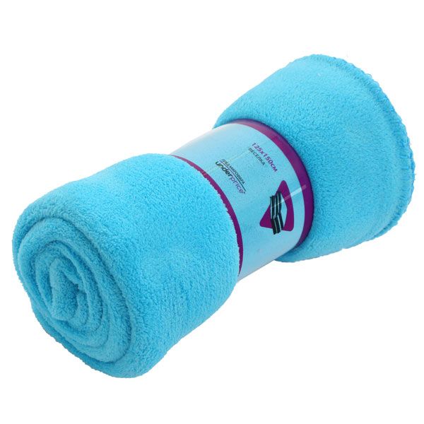 Плед мікрофібра Underprice Веселка блакитний 125x150 см