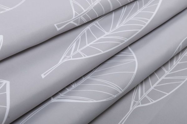 Ткань портьерная Декостиль W2080 2356/15 серый с принтом 