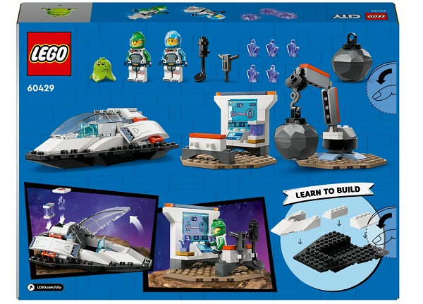 Конструктор LEGO City Космічний корабель і дослідження астероїда 60429