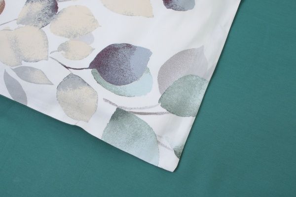 Комплект постельного белья Green Leaf семейный разноцветный 