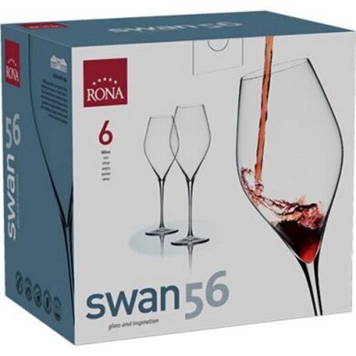 Набір бокалів для вина Swan 6650/560 560 мл 6 шт. Rona 