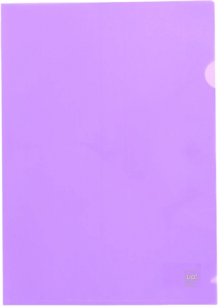 Папка-уголок А4 фиолетовый UP! (Underprice)
