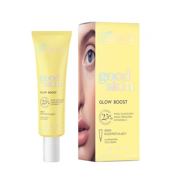 Крем для обличчя день-ніч Bielenda Good Skin 2,5% гліколева + ферулова кислота + віт С 50 мл