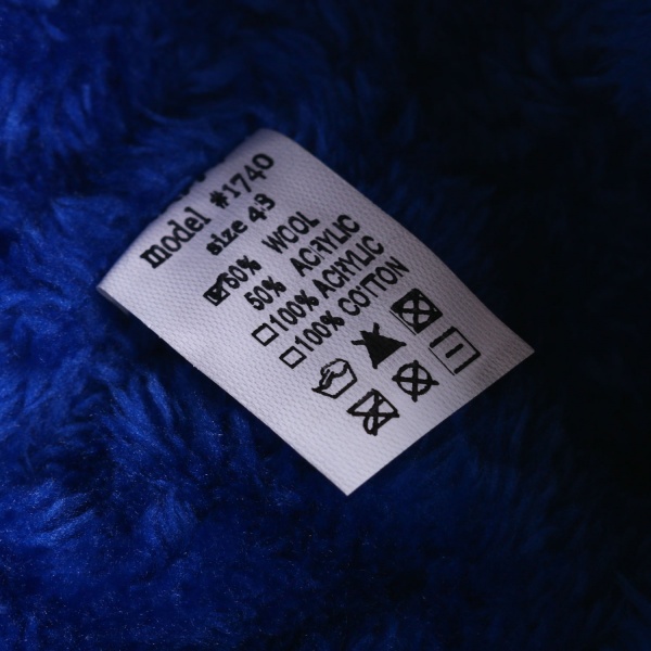 Шапочка детская для мальчика Kraft+ р.48-50 темно-синий с синим 2014 