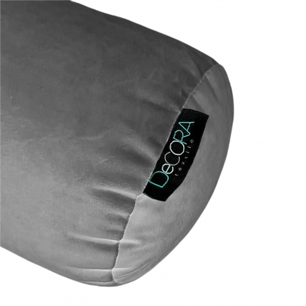 Подушка декоративна VELOUR 80x20 см сталевий Decora textile 