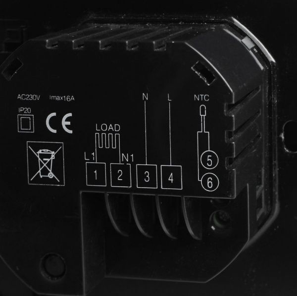 Терморегулятор Heat Plus BHT-800 GBS2 чорний (BHT800B)