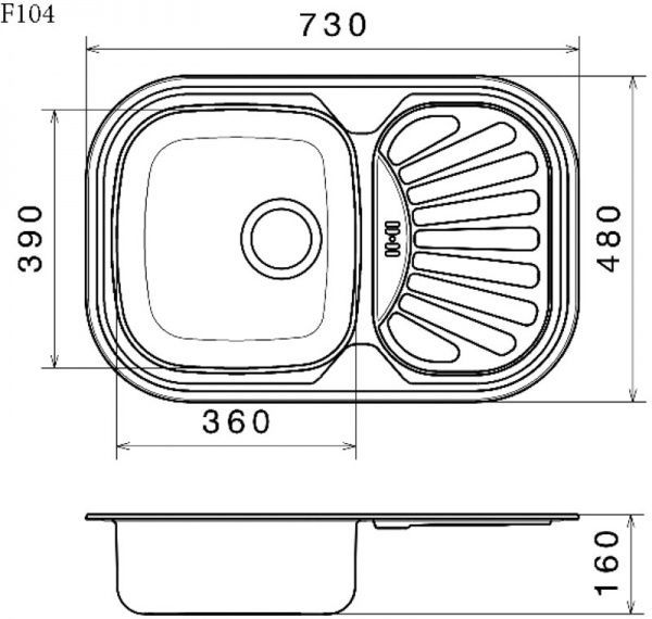Мойка для кухни Festrum F104 