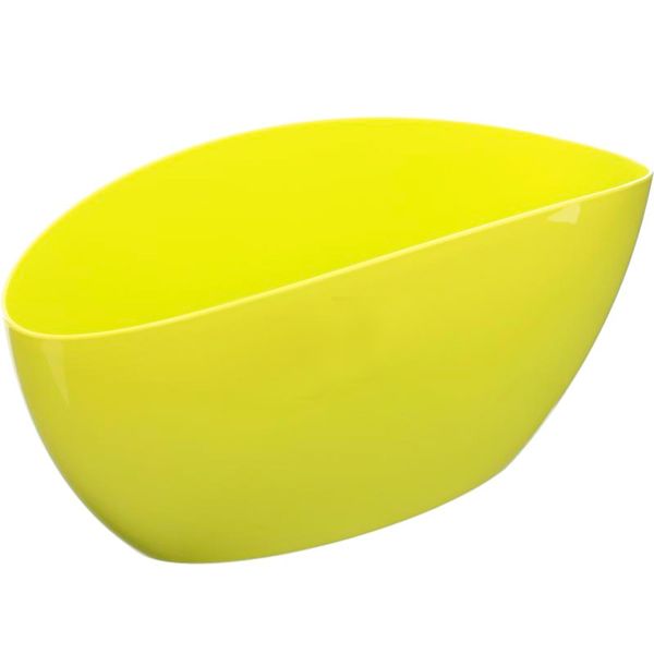 Кашпо пластиковое Lamela Луна овальный 6,6л лимонный (633) 