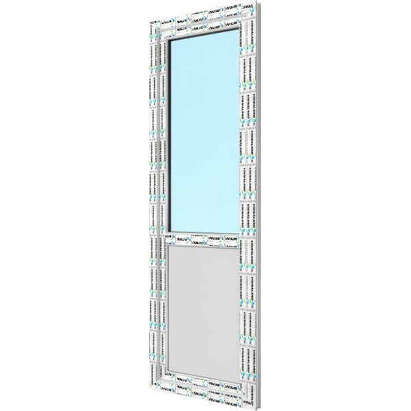 Дверь металлопластиковая Viknaland 700x2130 мм левая 