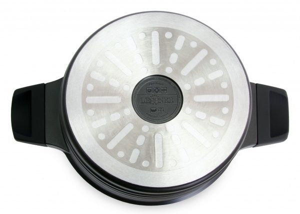 Каструля з кришкою Black Pro New 55872-28 6,5 л Lessner