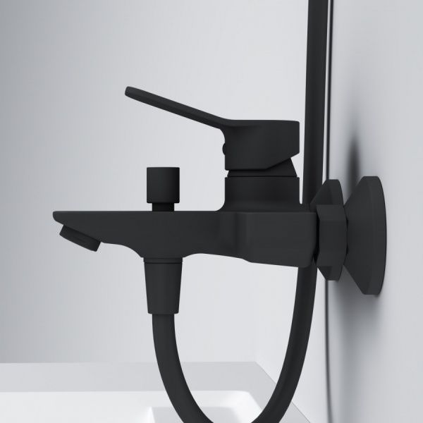 Смеситель для ванны/душа AM.PM черный X-Joy F85A10022
