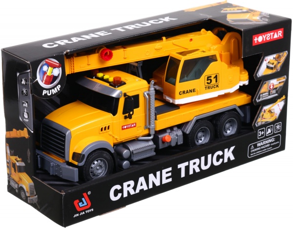 Підйомний кран Shantou інтерактивний 35х12х17 см жовтий 666-51P