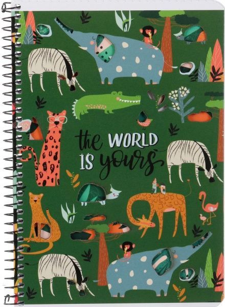 Тетрадь школьная А5 80 листов в клеточку A5-SC-080-6081K Student Школярик