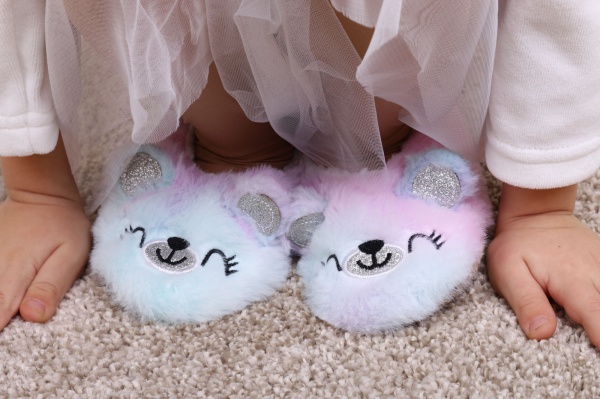 Тапочки детские для девочки Maxwin KIDS Зверюшки Радуга р.26-28 разноцветный 