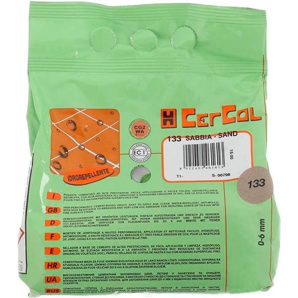 Фуга Cercol F.15 Setastuc 133 2 кг пісочний