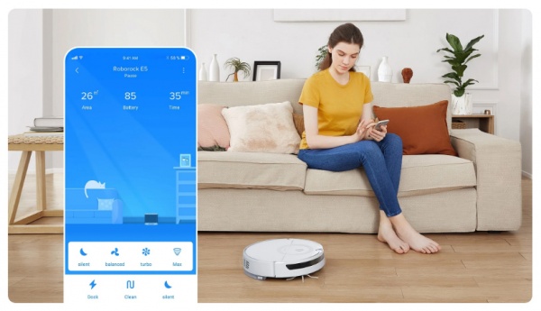 Робот-пылесос Roborock E5 Vacuum Cleaner white