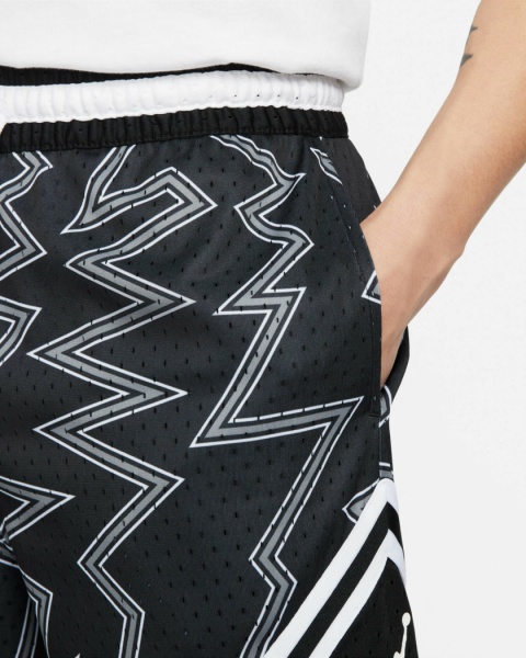 Шорты Jordan M J DF SPRT AOP DMND SHORT DH9079-010 р. M черный