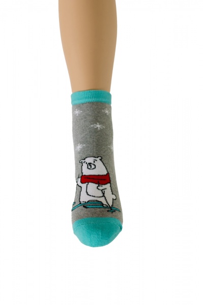 Носки детские унисекс Легка хода 9312 р. 16–18 серый меланж 