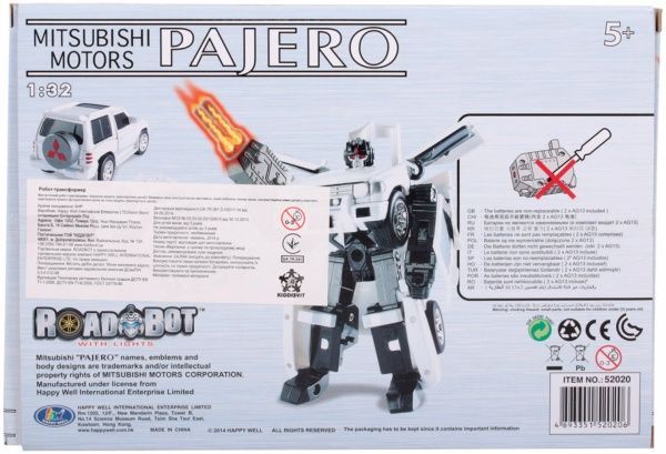 Робот-трансформер RoadBot Mitsubishi Pajero 52020 r