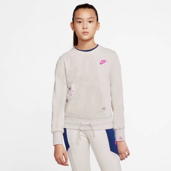 Футболка Nike G NSW HERITAGE PO CJ7427-104 L бежевий