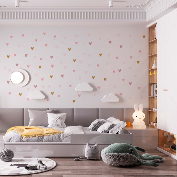 Стикеры-паттерны Lipastick Hearts 120х20 см 7010620223