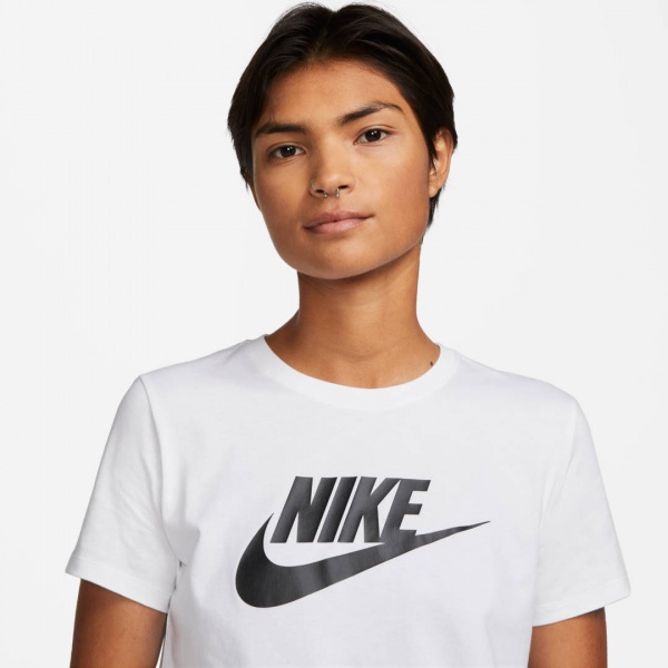 Футболка Nike W NSW TEE ESSNTL ICN FTRA DX7906-100 р.S білий