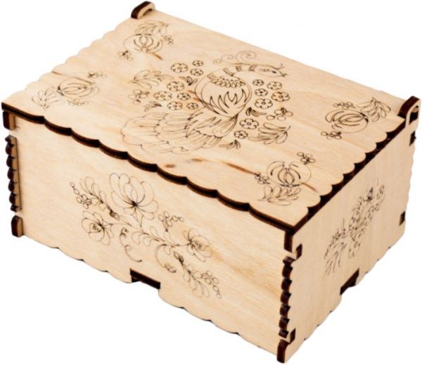 Набор для творчества Зірка Шкатулка Петриковская роспись