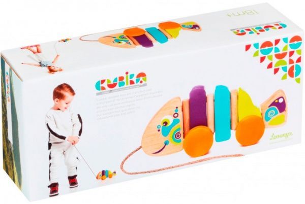 Игрушка развивающая Cubika Рыбка – каталка