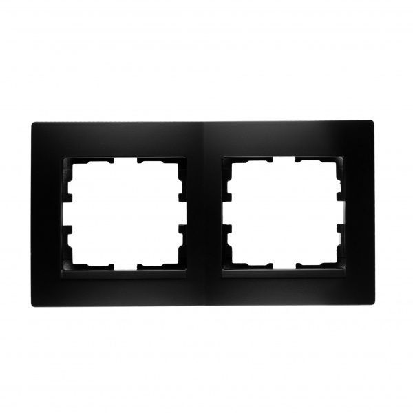 Рамка двомісна UP! (Underprice) One Plus горизонтальна антрацит 706-4242-147