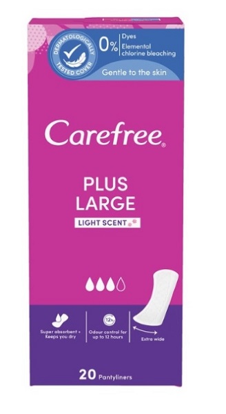 Прокладки ежедневные Carefree Plus Large normal 20 шт.