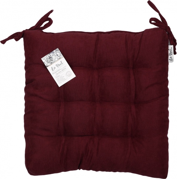 Подушка на стул Bona темно-сиреневый 40х40 см La Nuit