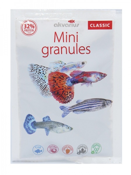 Корм Акваріус классик меню мини-гранулы 40 г