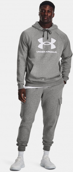 Джемпер Under Armour UA RIVAL FLEECE LOGO HD 1379758-025 р.S-M серый