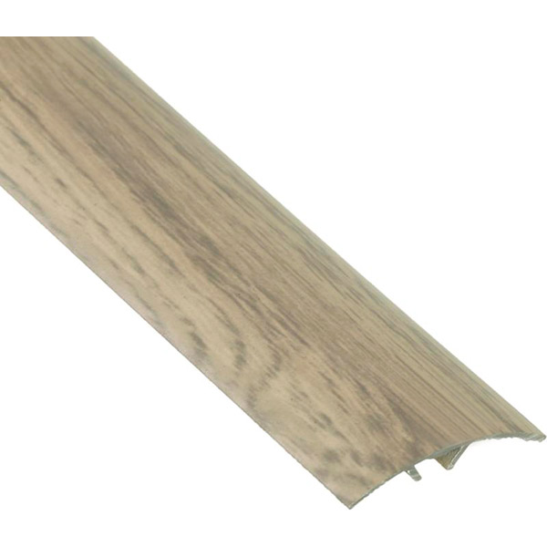 Порожек алюминиевый 15-А Лугалпроф радиальный скрытый крепеж 5x40x900 мм дуб гризли