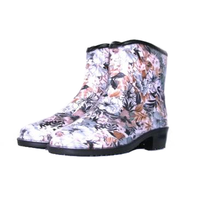 Полусапоги резиновые Ситец коричневый 40 размер