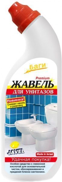 Средство для унитаза Bagi Жавель лимон 750 мл 