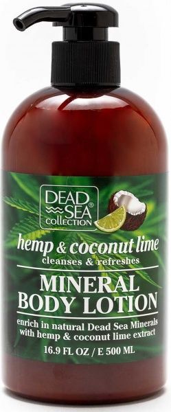 Лосьон для тела Dead Sea Collection с минералами Мертвого моря и экстрактами конопли, кокоса и лайма 500 мл