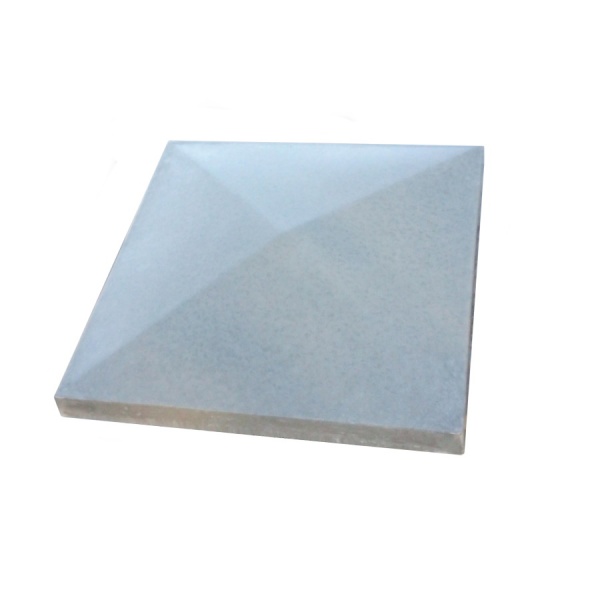 Крышка на столб 390x390x65 мм серый ЕПК МОДЕРН 